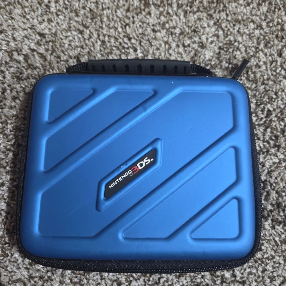 Nintendo 3DS Black Handheld Console With Hard Case